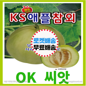 [OK씨앗] [KS애플참외] 참외씨앗 종자(오케이씨앗), 1개