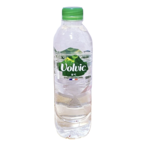 Volvic 내추럴 미네랄 워터, 500ml, 24개