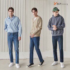 [쇼핑엔티] ACP 남성 에버데일리 데님 3종, 32