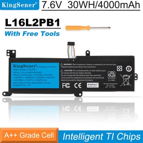 L16M2PB1 노트북 배터리 교체 fo Lenovo IdeaPad 320-14IKB 320-14ISK 320-15IKB 320-15ISK 520-15IKB Seies, L16M2PB1 7.5V 30Wh, 1개