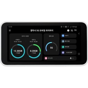 삼성 갤럭시 5G 라우터 SCR01 모바일 WiFi 휴대용 차량용 정품 SIM Fee 일본 직배송, 1개