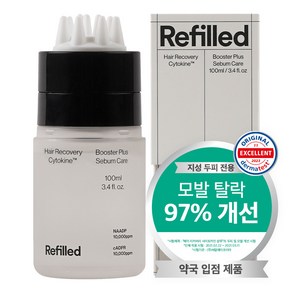 리필드 사이토카인 탈모증상완화 헤어토닉 부스터 세범케어 헤어앰플, 100ml, 2개