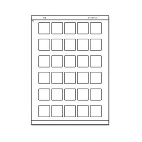 청구기호라벨용지 30칸(3x3.1)/포스비브테크 (0)