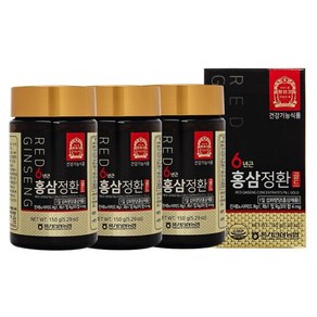 [풍기인삼농협] 황풍정 6년근 홍삼정환 골드 150g x 3병, 3개