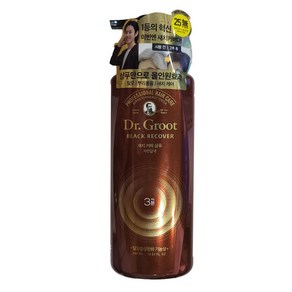 닥터그루트 블랙리커버 새치커버 샴푸 자연갈색 400ml, 1개