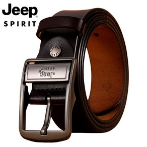 JEEPSPIRIT 정품 남성용 가죽 자동 버클 벨트 OM18CD996BT0346