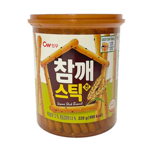 청우식품 참깨스틱 진, 220g, 2개