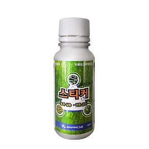 농약전착제 침투제 스티커 100ml(1병) 농약 영양제 비료 효과증진 거품발생 감소 전착효과 모두싹 혼용 가능, 1개