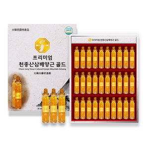 프리미엄 천종산삼배양근 쇼핑백포함, 30개, 20ml