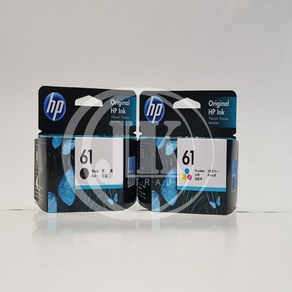 HP 정품잉크 NO.61/CH561WA+CH562WA/세트, 1개