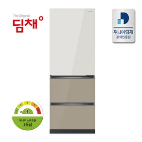 [공식인증점] 1등급 딤채 330L 스탠드 김치냉장고 EDT33JBPIER1 샤인베이지브라운 24년형 전국무료설치&폐가전무료수거