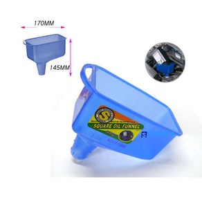 에스공구 오일깔대기(사각) 엔진오일주입기 오일주입기 미니깔대기 다용도깔대기 C3013, 1개