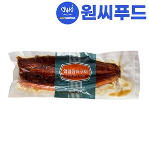 원씨푸드 서진 양념 민물장어 구이 385g 냉동 양념장어 덮밥 초밥 초벌구이 우나기, 1개