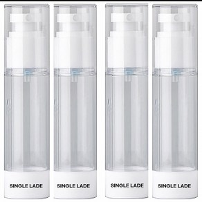 싱글레이드 진공 에센스 공병 50ml, 4개, 투명