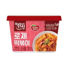 동원 [동원] 떡볶이의신 로제 컵떡볶이 160g x8개, 8개