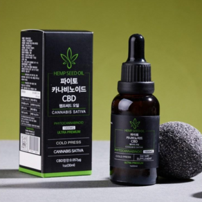 파이토카나비노이드 CBD 햄프씨드오일 식약처 정식통관 대마종자유 30ml, 1개