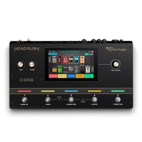 HeadRush Core - 클로닝 루퍼 Antares Auto-Tune Wi-Fi 터치 스크린 블루투스 탑재 기타 및 보컬 용 멀티 코어 이펙트 앰프 모델링 프로세서