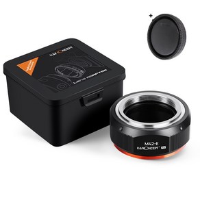 K&F M42-E PRO 어댑터- M42 렌즈 >> 소니 E 바디 - 내부반사코팅- 뒤캡포함 - M42 lens to Sony E PRO adapter + cap