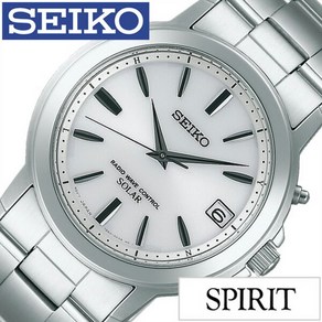 [당일 발송] 세이코 스피릿 시계 SEIKO 시계 SPIRIT SEIKO 시계 세이코 시계 남성 화이트 SBTM167 메탈 정규품 태양 전파 유통 방수 실버 졸업 입학 취업 축하 중학생 고등학생 대학생 사회