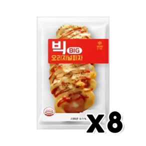 빅 오리지널피자 베이커리빵 디저트간식 90g x 8개