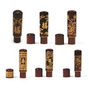 (지갑무료증정) 대추나무도장 6푼(18mm) 인감도장, 십장생