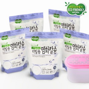 리필용 제습제 1kg x 5개+부직포4장, 5개