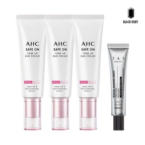 스킨케어 AHC 세이프온 톤업 선크림 50ml x3 쟈스 토닝샷 기미크림 15ml(4739284), 3개