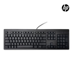 HP 사무용 유선키보드 125 USB 저소음 키보드스킨 포함 M27527-KD1