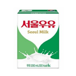 서울우유 멸균우유200mlx24팩(유통기한4월02일), 200ml, 24개