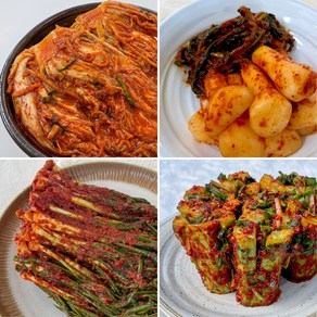 태백하늘 3종세트 2)포기1kg+총각1kg+백김치1kg, 1세트