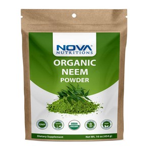 Nova Nutitions Oganic Neem Leaf Powde 노바 네추럴 님 파우더 453g, 1개