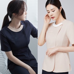 [더유니폼랩] 병원복 수술복 원무과 간호사 병원 유니폼 메디컬 상의
