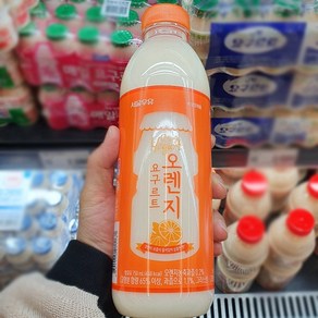 서울우유 오렌지 요구르트, 일반포장 동절기만, 750ml