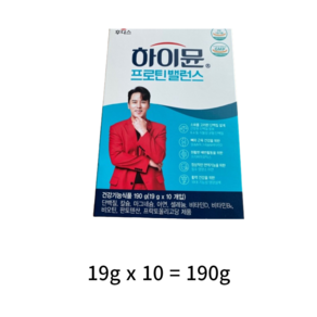 하이뮨 프로틴 밸런스 스틱형, 190g, 3개