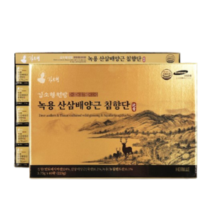 김소형원방 녹용 산삼 배양근 침향단 + 쇼핑백, 3.75g, 60개