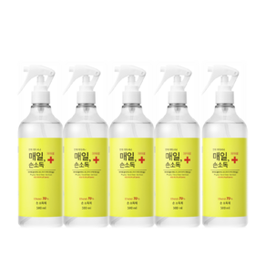 매일손소독 뿌리는 스프레이 에탄올 70% 의약외품 MSDS, 5개, 500ml