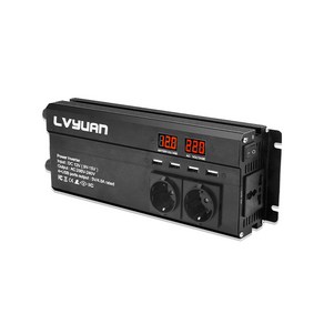 녹원 한국형 콘센트 순수정현파 차량용 인버터 12V & 24V 지속출력 1500W 최대출력 2600W, 1개