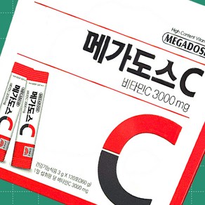 메가도스C 3000 고려은단 비타민C 4개월분, 3g, 1박스, 120포