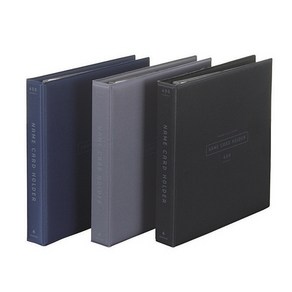 [인터탑] 문화산업 A200/A300/A400/A500 실키 명함첩 1개, A400, 회색(1개)