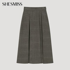 [쉬즈미스(SHESMISS)] [쉬즈미스] 클래식 체크 플레어 스커트_SWWSKO42120_BR