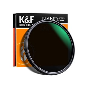 K&F CONCEPT Concept NANO-X Fade ND 가변 ND32-ND512 X자없는 렌즈필터 67mm