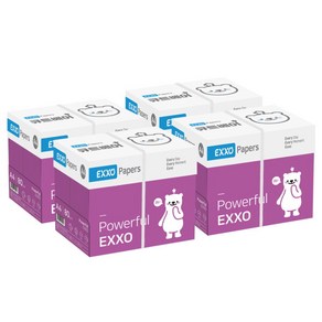 [엑소] (EXXO) 큐트베어 A4 복사용지(A4용지) 80g 2500매 4BOX, 상세 설명 참조, 10000개