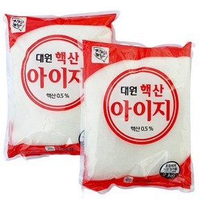 대원 핵산아이지 핵산조미료 2kg 글루타민산나트륨 MSG 향미증진제