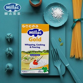 Millac Gold Whipping Ceam 밀락 골드 휘핑 크림, 1L, 1개