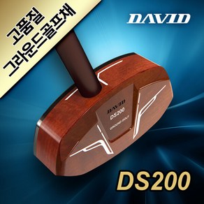 데이비드 그라운드골프채 풀세트 DS200, 남성용 브라운 80cm 풀세트