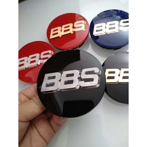 bbs 휠캡 아크릴 마크 자동차 커버 튜닝 센터캡, 56mm 레드 골드, 1개