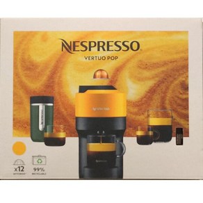 코스트코 네스프레소 버츄오팝 캡슐커피 머신 옐로우 NESPRESSO 하늘담아