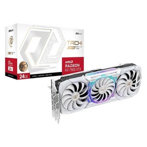 ASRock AMD Radeon RX 7900 XTX Taichi White 24GB OC 20 Gbps GDDR6 384-Bit Dual BIOS 7680 x 4320 110/1