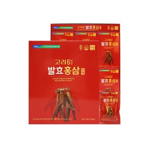 지리산마천 농협 6년근 고려 발효홍삼 진액 30포 당일발송, 1세트, 70ml