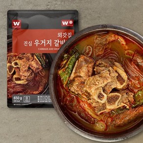 외갓집 [외갓집] 진심 우거지 갈비탕 650g X 2팩, 2개